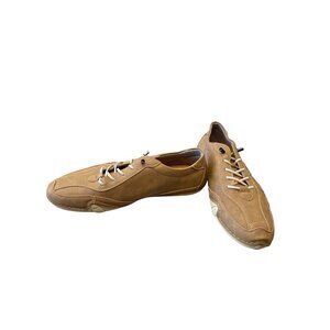 Salkin USA Mens Brown Faux Leather Casual Shoes Size 44/10 SKU 9113